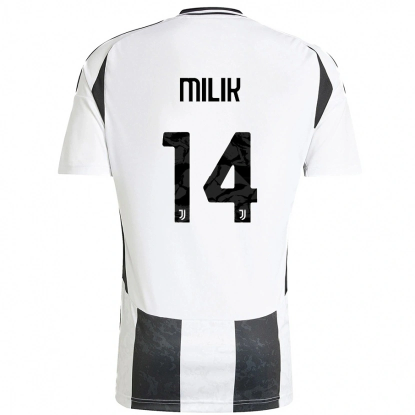 Danxen Mujer Camiseta Arkadiusz Milik #14 Blanco Negro 1ª Equipación 2024/25 La Camisa