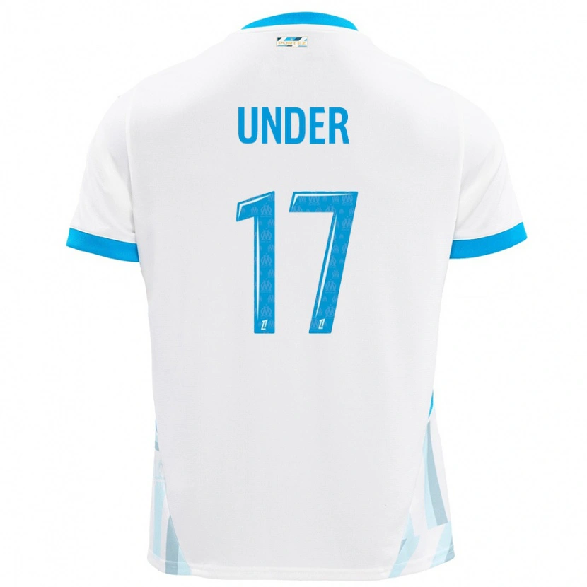 Danxen Mujer Camiseta Cengiz Under #17 Blanco Azul Cielo 1ª Equipación 2024/25 La Camisa