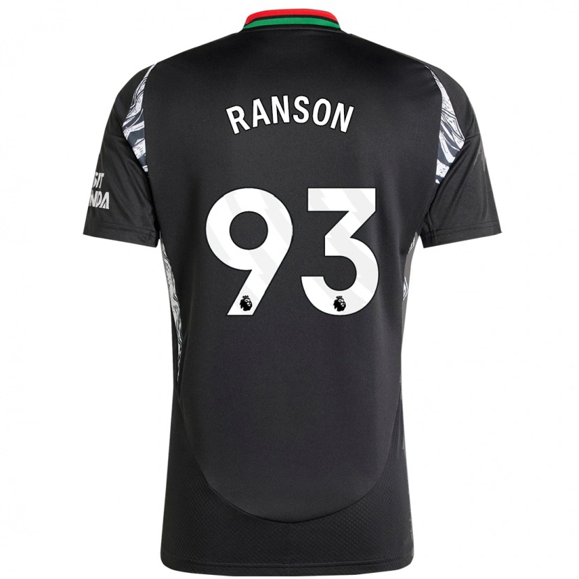 Danxen Mujer Camiseta Khari Ranson #93 Negro 2ª Equipación 2024/25 La Camisa