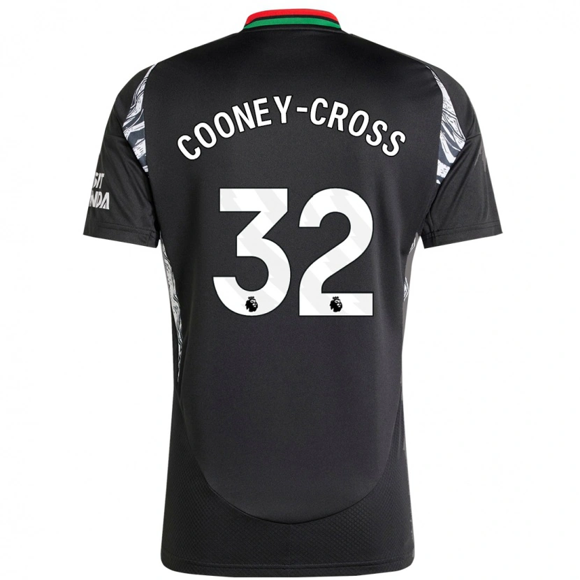 Danxen Mujer Camiseta Kyra Cooney-Cross #32 Negro 2ª Equipación 2024/25 La Camisa