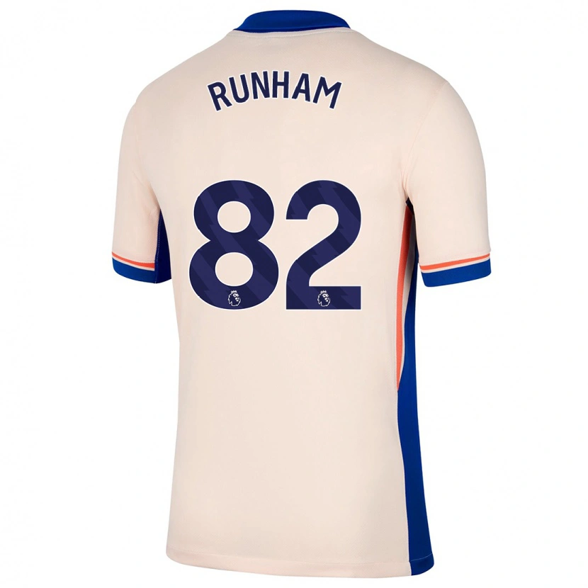 Danxen Mujer Camiseta Frankie Runham #82 Beige Claro 2ª Equipación 2024/25 La Camisa