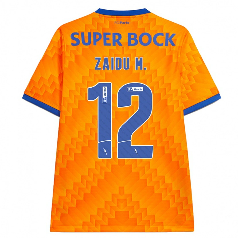 Danxen Mujer Camiseta Zaidu #12 Naranja 2ª Equipación 2024/25 La Camisa