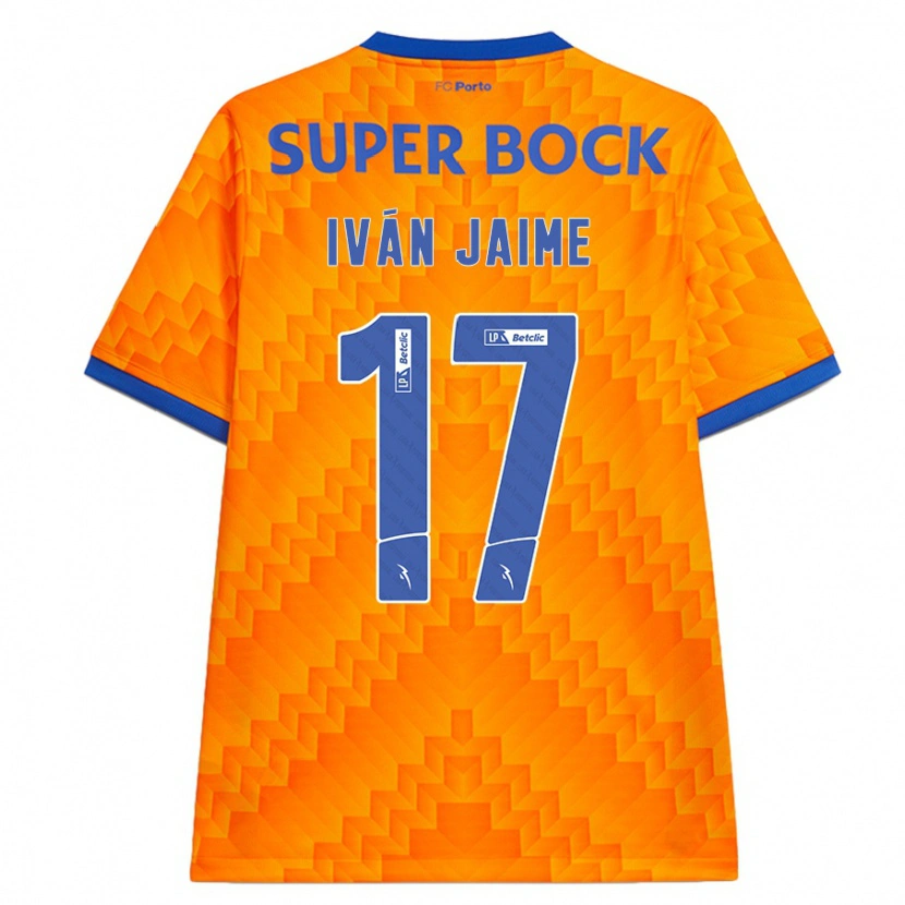 Danxen Mujer Camiseta Iván Jaime #17 Naranja 2ª Equipación 2024/25 La Camisa