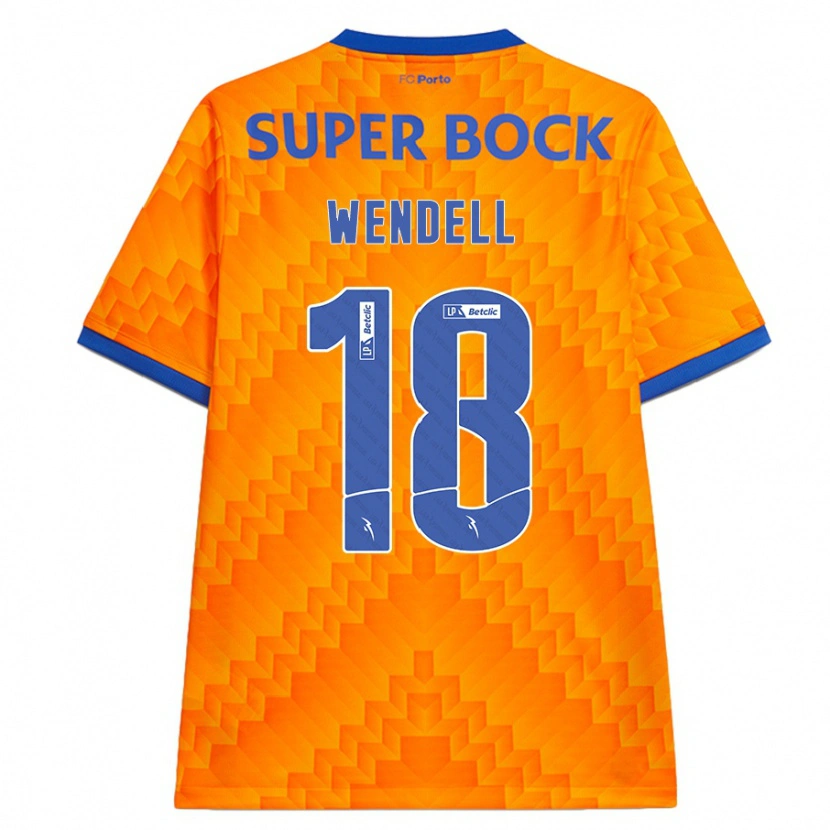 Danxen Mujer Camiseta Wendell #18 Naranja 2ª Equipación 2024/25 La Camisa