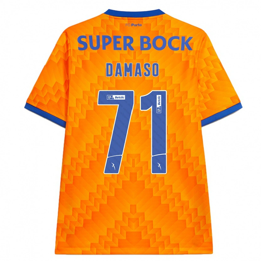 Danxen Mujer Camiseta Nico Damaso #71 Naranja 2ª Equipación 2024/25 La Camisa