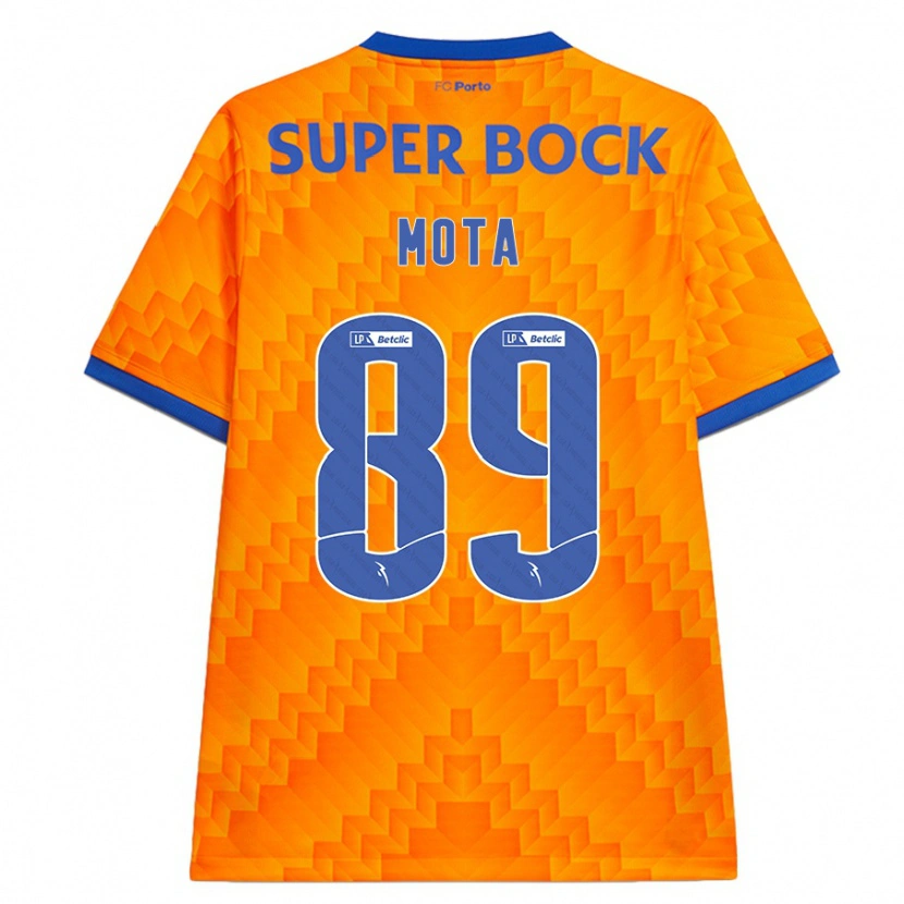 Danxen Mujer Camiseta Luís Mota #89 Naranja 2ª Equipación 2024/25 La Camisa