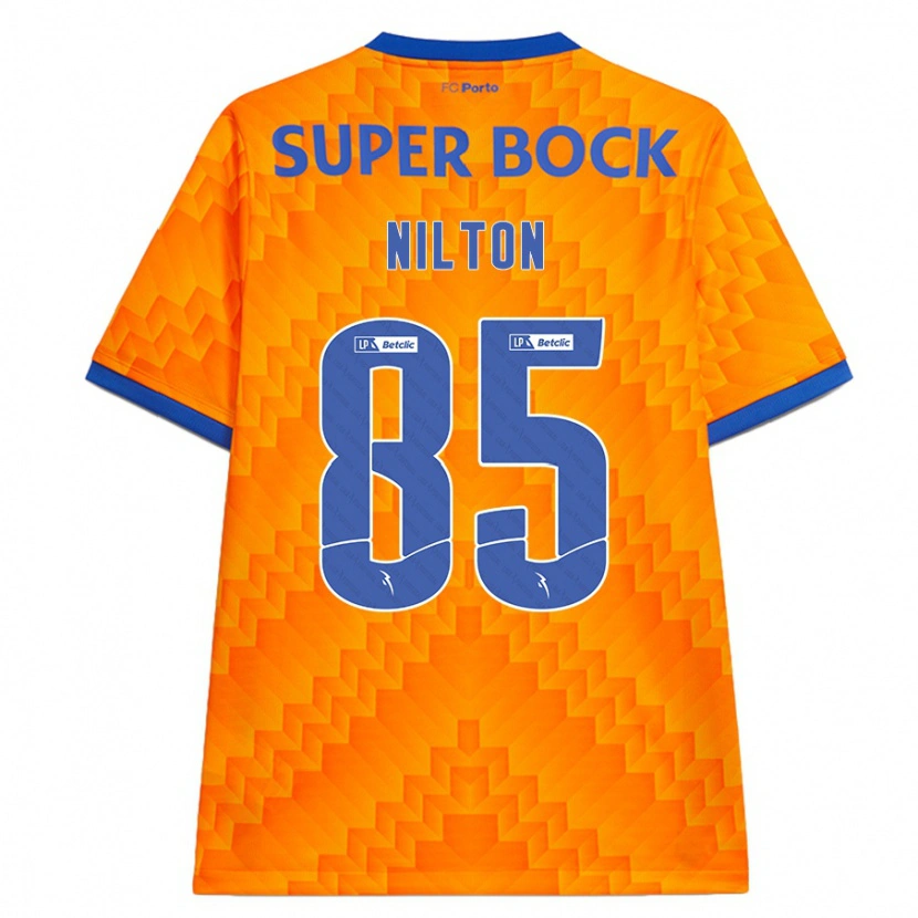 Danxen Mujer Camiseta Nilton #85 Naranja 2ª Equipación 2024/25 La Camisa