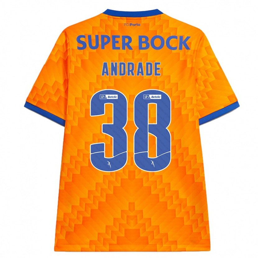 Danxen Mujer Camiseta Fernando Andrade #38 Naranja 2ª Equipación 2024/25 La Camisa