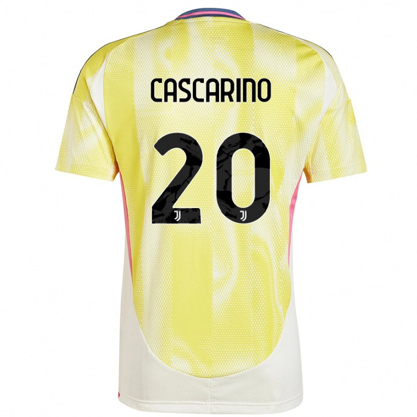 Danxen Mujer Camiseta Estelle Cascarino #20 Amarillo Solar 2ª Equipación 2024/25 La Camisa