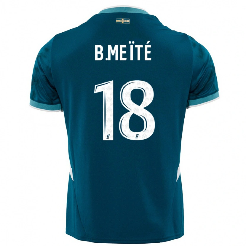 Danxen Mujer Camiseta Bamo Meïté #18 Azul Turquesa 2ª Equipación 2024/25 La Camisa