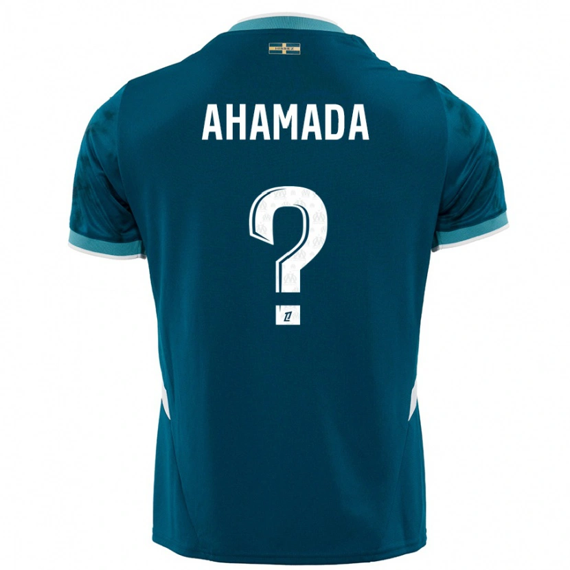 Danxen Mujer Camiseta Soiyir Ahamada #0 Azul Turquesa 2ª Equipación 2024/25 La Camisa