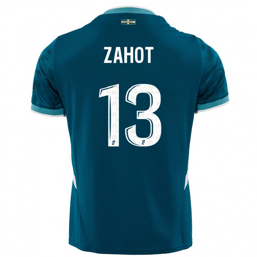 Danxen Mujer Camiseta Sarah Zahot #13 Azul Turquesa 2ª Equipación 2024/25 La Camisa