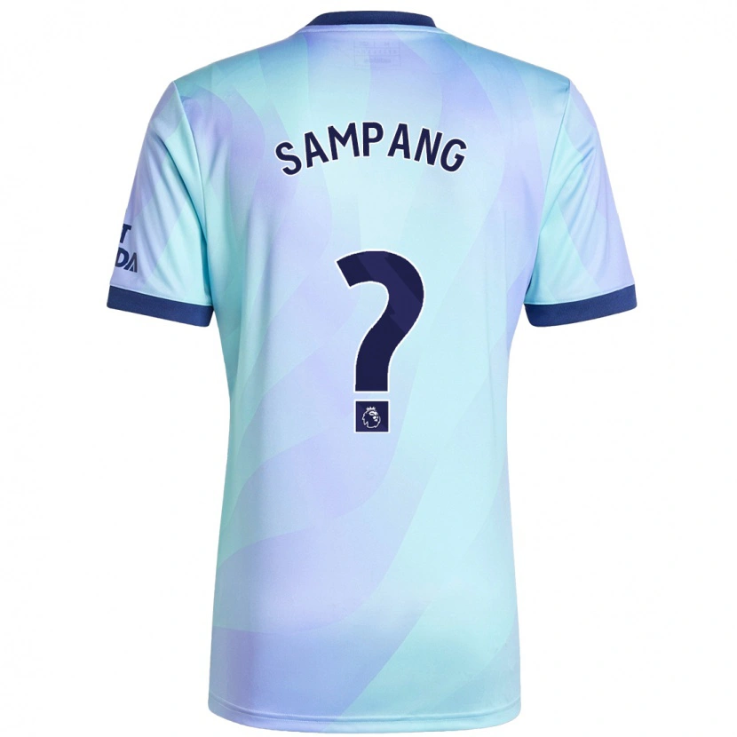 Danxen Mujer Camiseta Saurap Sampang #0 Agua Equipación Tercera 2024/25 La Camisa