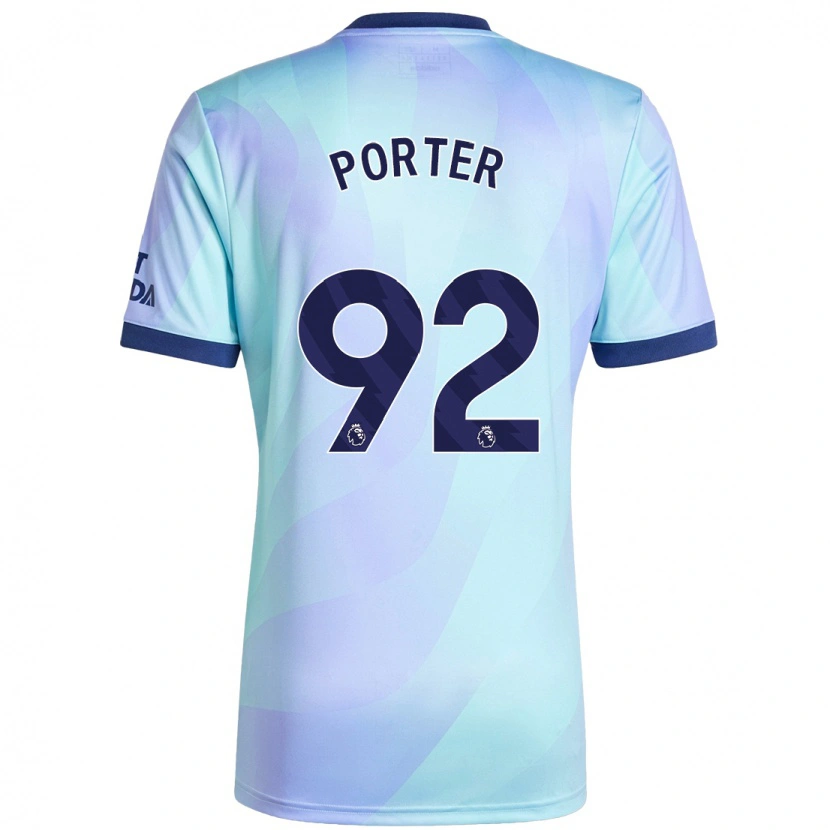 Danxen Mujer Camiseta Jack Porter #92 Agua Equipación Tercera 2024/25 La Camisa