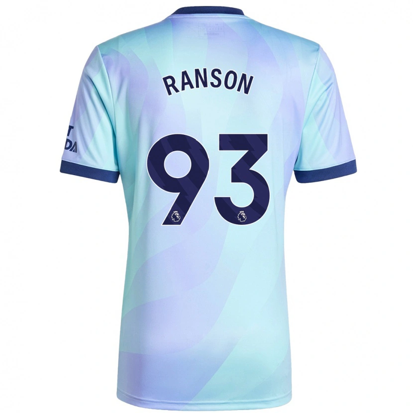 Danxen Mujer Camiseta Khari Ranson #93 Agua Equipación Tercera 2024/25 La Camisa