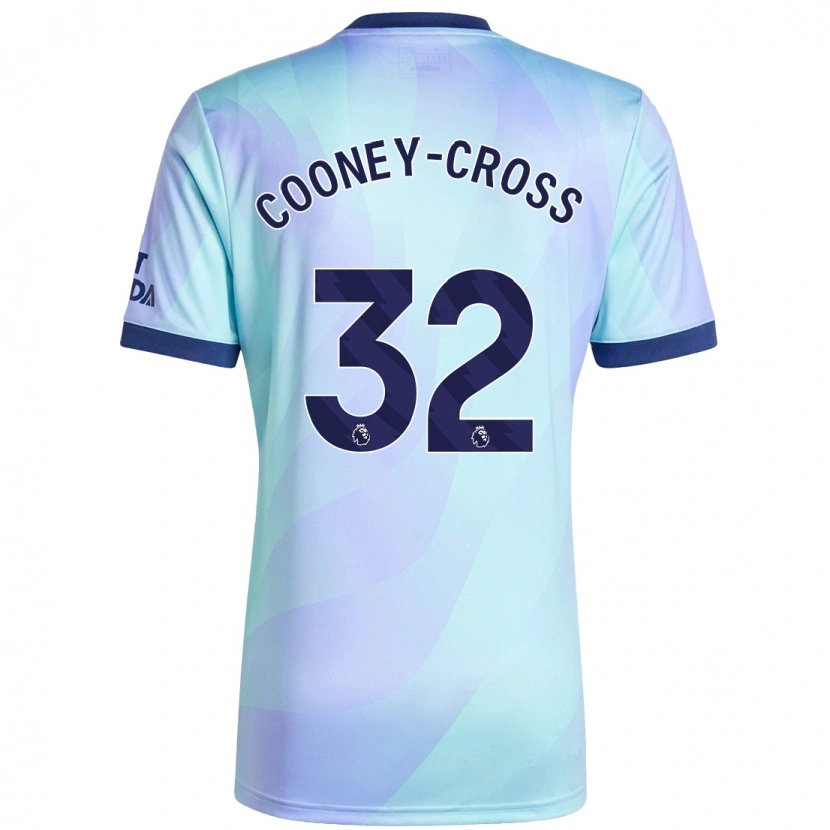 Danxen Mujer Camiseta Kyra Cooney-Cross #32 Agua Equipación Tercera 2024/25 La Camisa