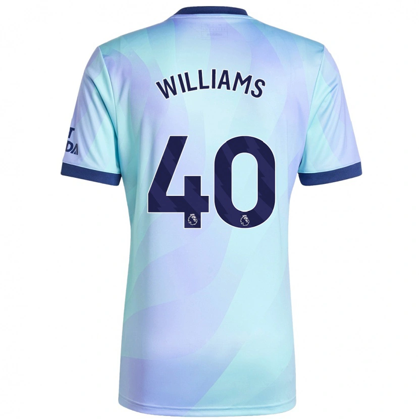 Danxen Mujer Camiseta Naomi Williams #40 Agua Equipación Tercera 2024/25 La Camisa