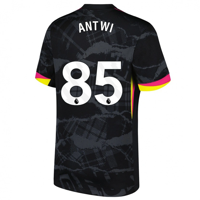 Danxen Mujer Camiseta Genesis Antwi #85 Negro Rosa Equipación Tercera 2024/25 La Camisa