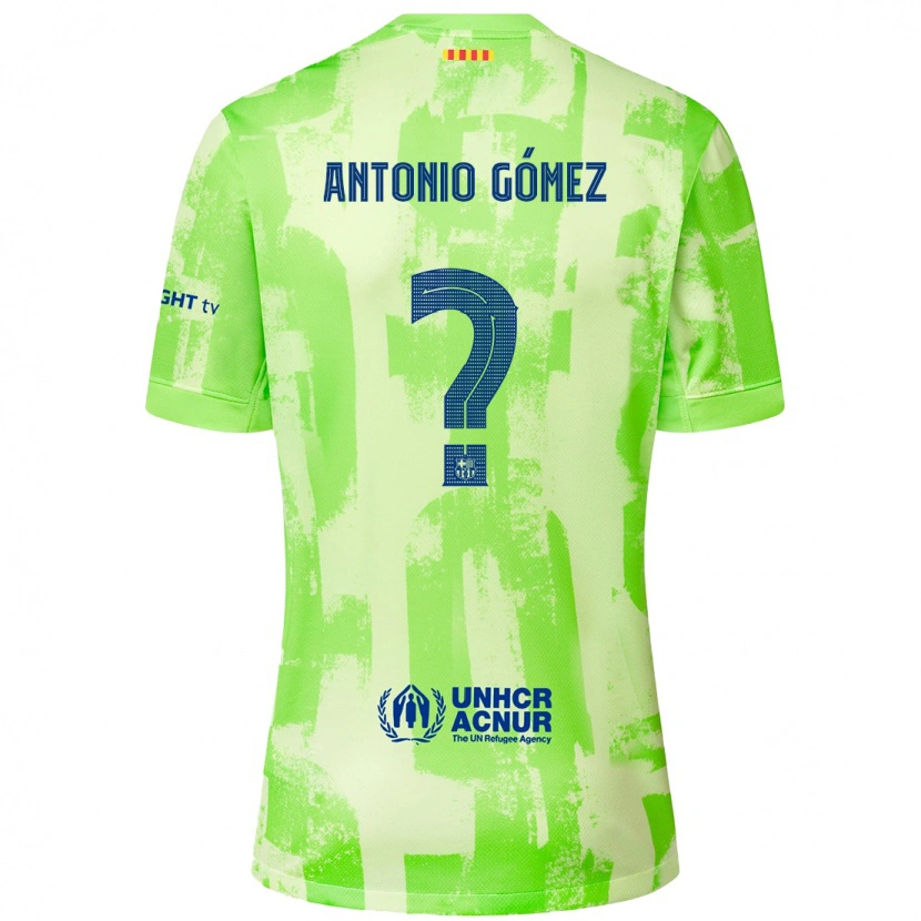 Danxen Mujer Camiseta Antonio Gómez #0 Lima Equipación Tercera 2024/25 La Camisa