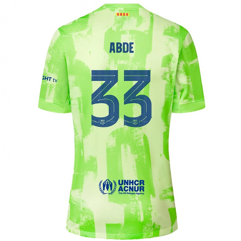 Danxen Mujer Camiseta Ez Abde #33 Lima Equipación Tercera 2024/25 La Camisa