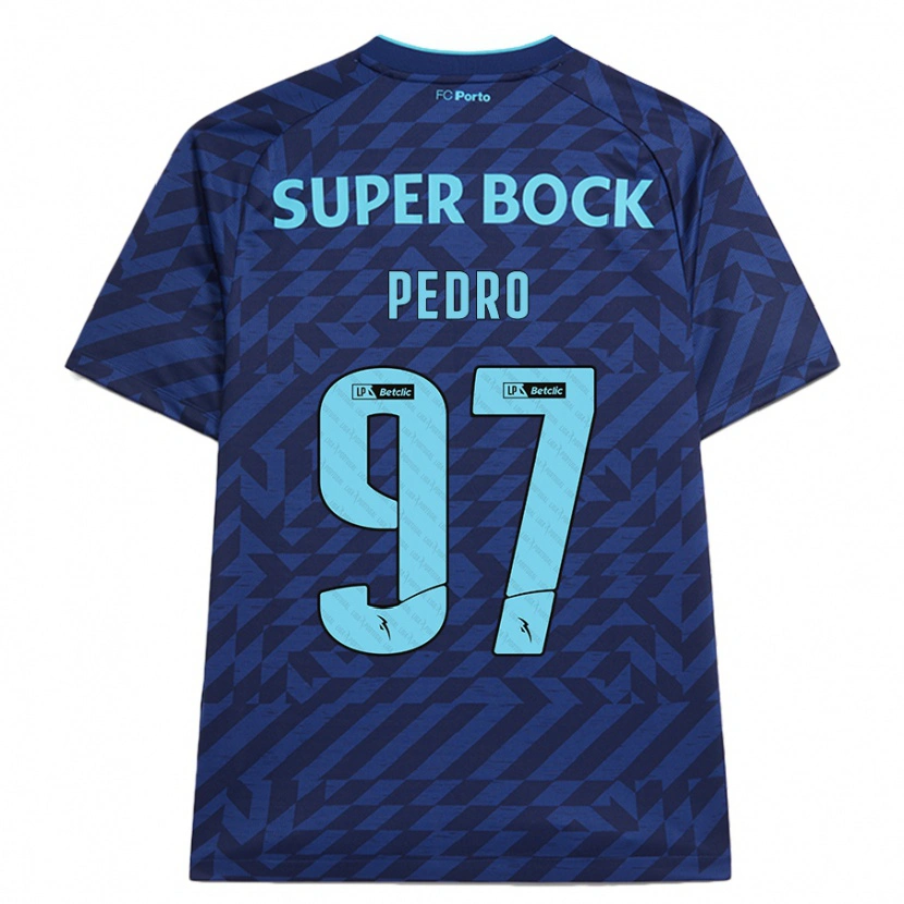 Danxen Mujer Camiseta Zé Pedro #97 Azul Marino Equipación Tercera 2024/25 La Camisa