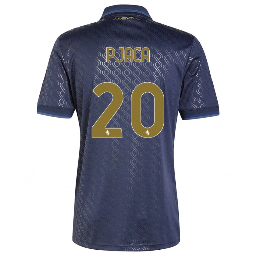 Danxen Mujer Camiseta Marko Pjaca #20 Azul Marino Equipación Tercera 2024/25 La Camisa