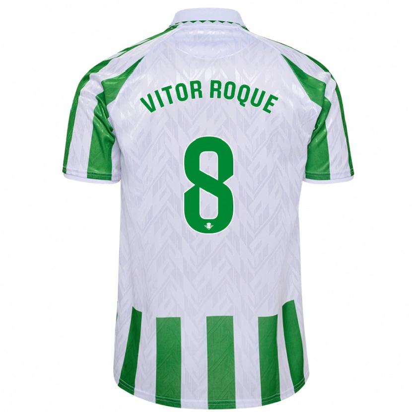 Danxen Niño Camiseta Vitor Roque #8 Azul Rojo 1ª Equipación 2024/25 La Camisa