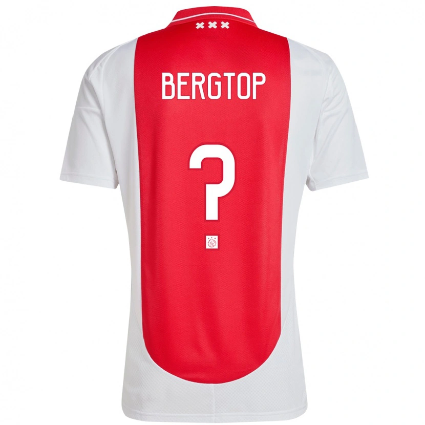 Danxen Niño Camiseta Sanyika Bergtop #0 Rojo Blanco 1ª Equipación 2024/25 La Camisa