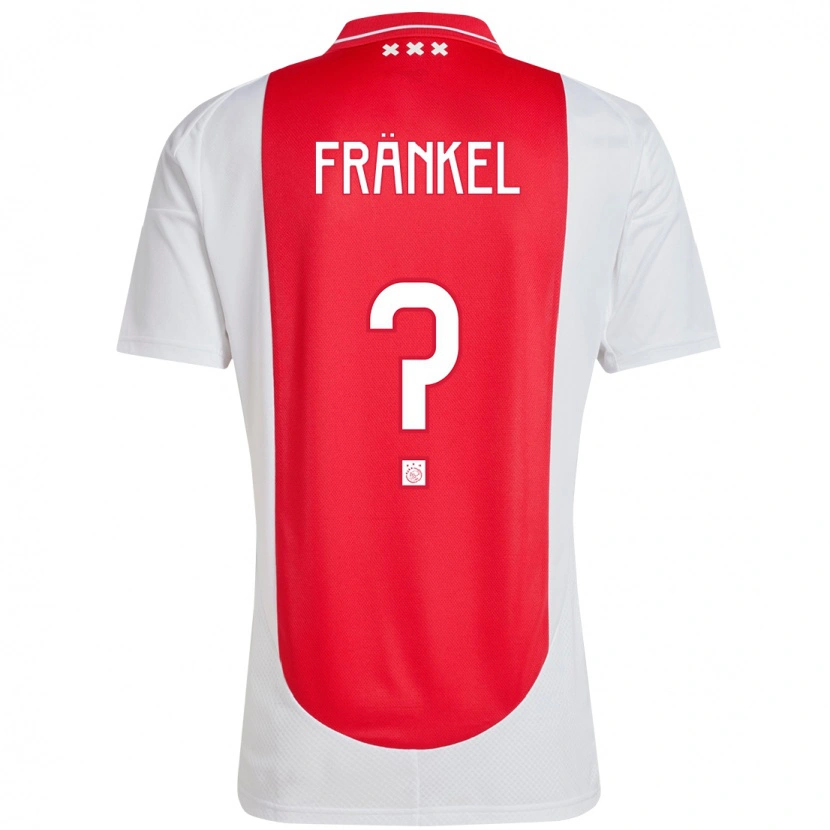 Danxen Niño Camiseta Leroy Fränkel #0 Rojo Blanco 1ª Equipación 2024/25 La Camisa