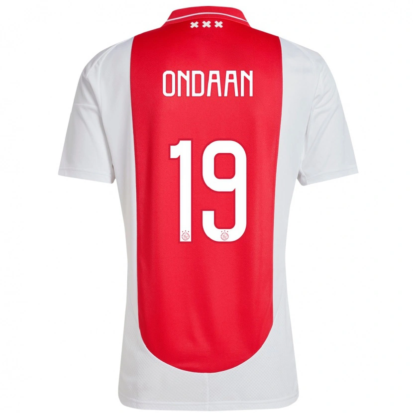 Danxen Niño Camiseta Terell Ondaan #19 Rojo Blanco 1ª Equipación 2024/25 La Camisa