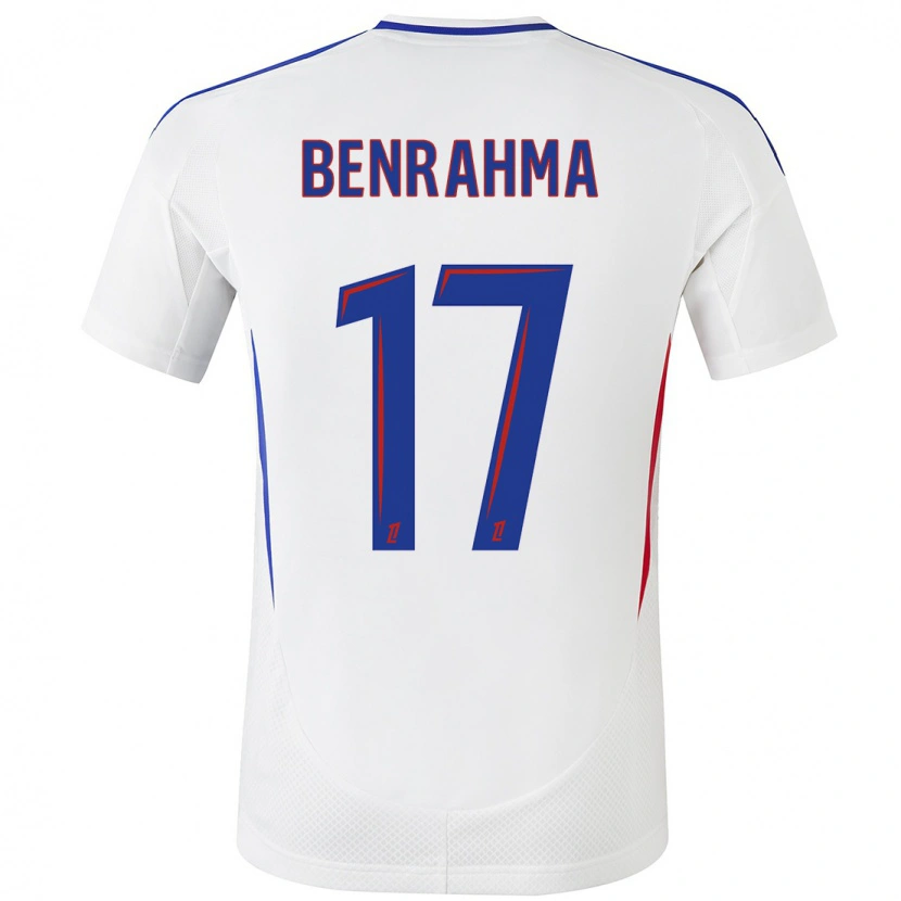 Danxen Niño Camiseta Saïd Benrahma #17 Blanco Azul 1ª Equipación 2024/25 La Camisa