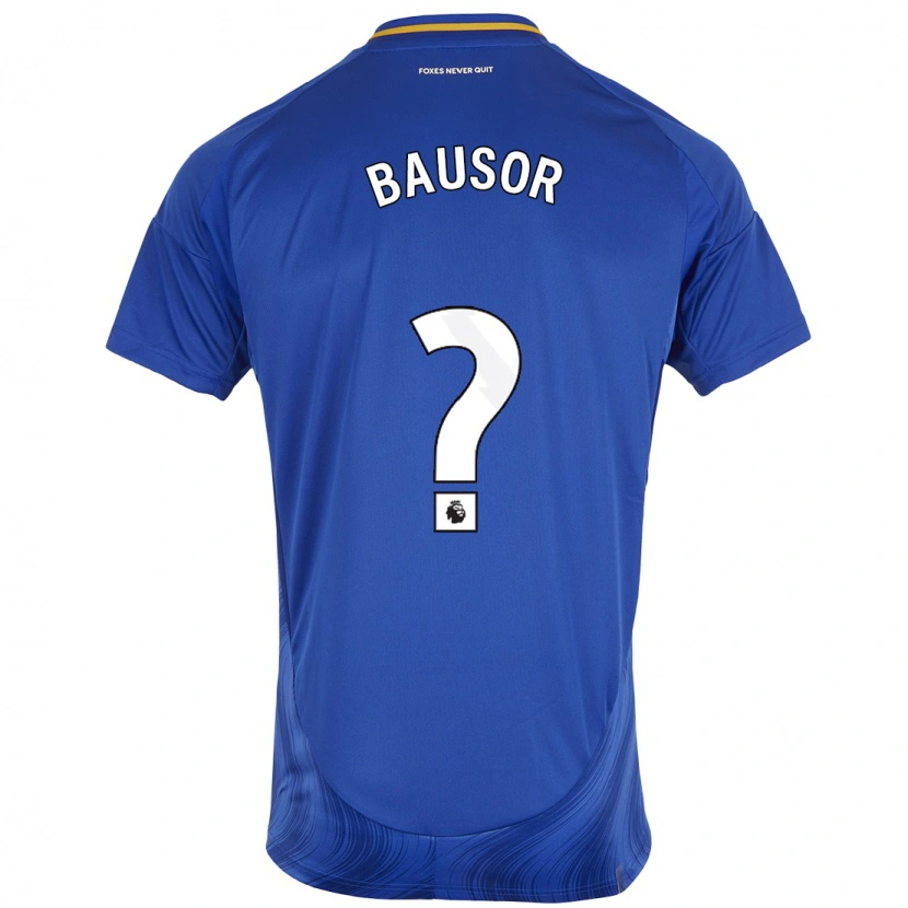 Danxen Niño Camiseta Stevie Bausor #0 Azul Blanco 1ª Equipación 2024/25 La Camisa