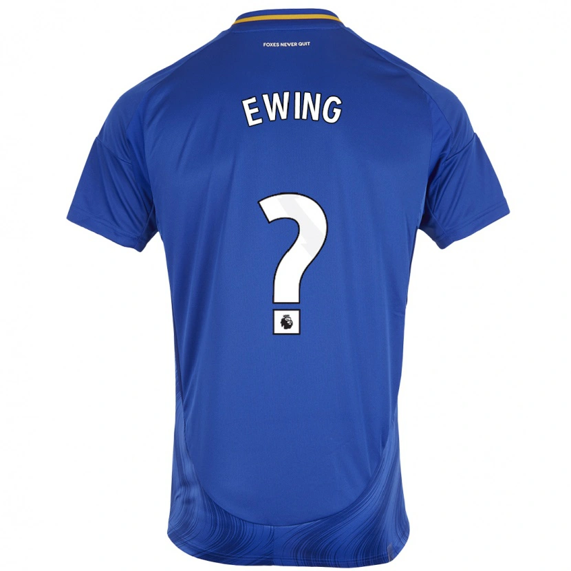 Danxen Niño Camiseta Oliver Ewing #0 Azul Blanco 1ª Equipación 2024/25 La Camisa