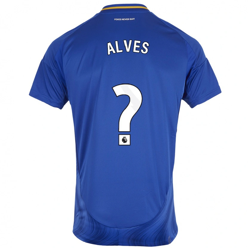 Danxen Niño Camiseta Will Alves #0 Azul Blanco 1ª Equipación 2024/25 La Camisa