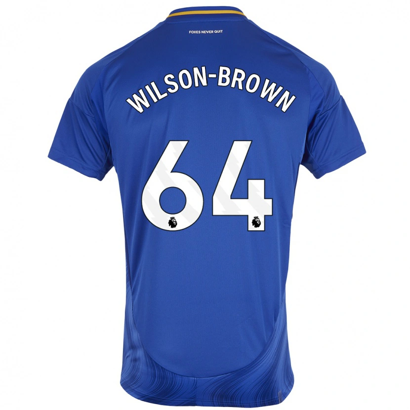 Danxen Niño Camiseta Tom Wilson-Brown #64 Azul Blanco 1ª Equipación 2024/25 La Camisa