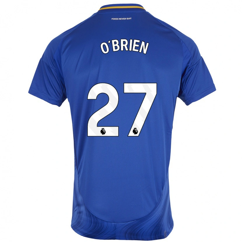 Danxen Niño Camiseta Shannon O'brien #27 Azul Blanco 1ª Equipación 2024/25 La Camisa