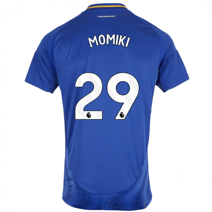 Danxen Niño Camiseta Yuka Momiki #29 Azul Blanco 1ª Equipación 2024/25 La Camisa