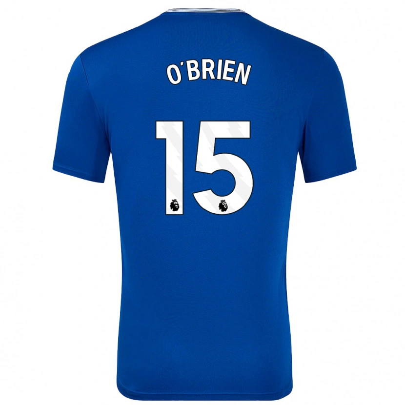 Danxen Niño Camiseta Jake O'brien #15 Azul Con 1ª Equipación 2024/25 La Camisa