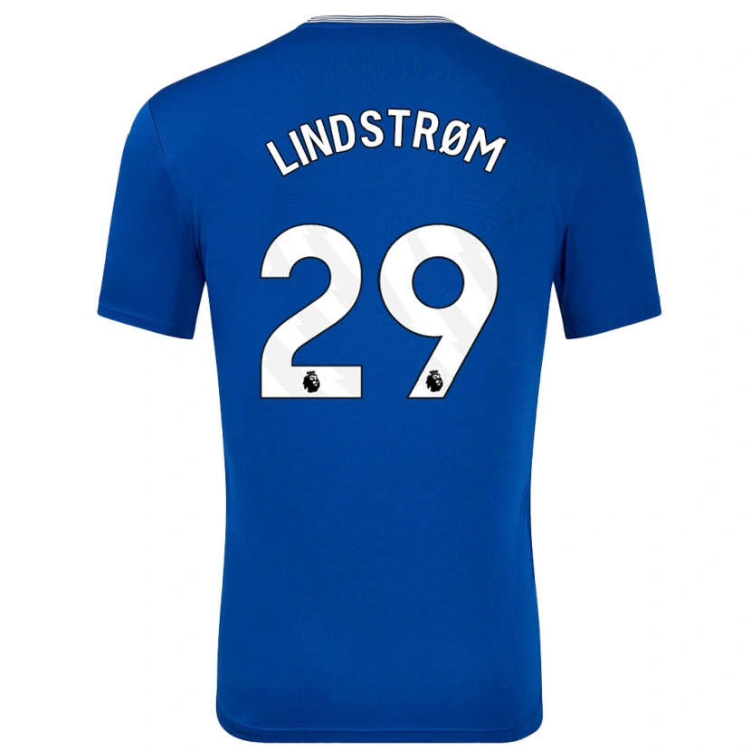 Danxen Niño Camiseta Jesper Lindstrøm #29 Azul Con 1ª Equipación 2024/25 La Camisa