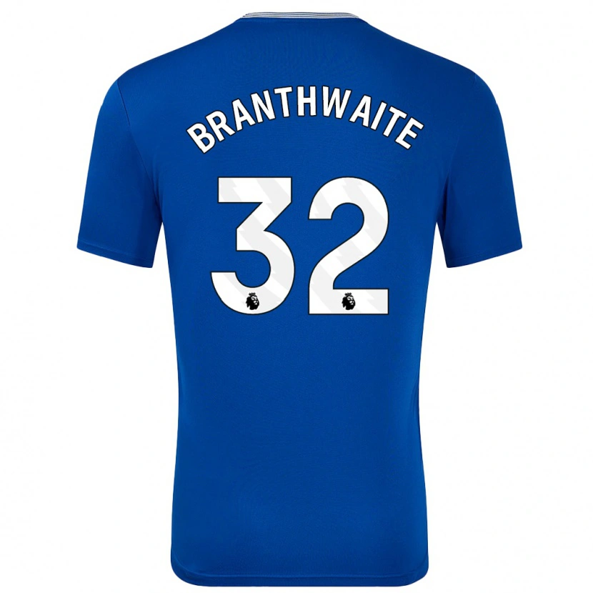 Danxen Niño Camiseta Jarrad Branthwaite #32 Azul Con 1ª Equipación 2024/25 La Camisa