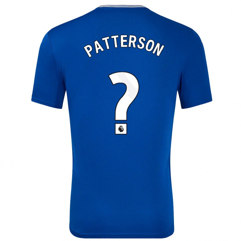 Danxen Niño Camiseta Jack Patterson #0 Azul Con 1ª Equipación 2024/25 La Camisa