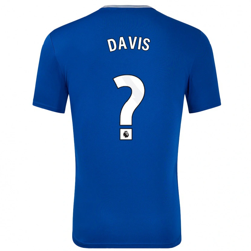 Danxen Niño Camiseta Luca Davis #0 Azul Con 1ª Equipación 2024/25 La Camisa