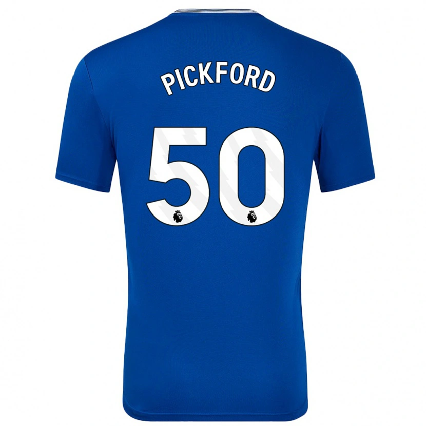 Danxen Niño Camiseta George Pickford #50 Azul Con 1ª Equipación 2024/25 La Camisa