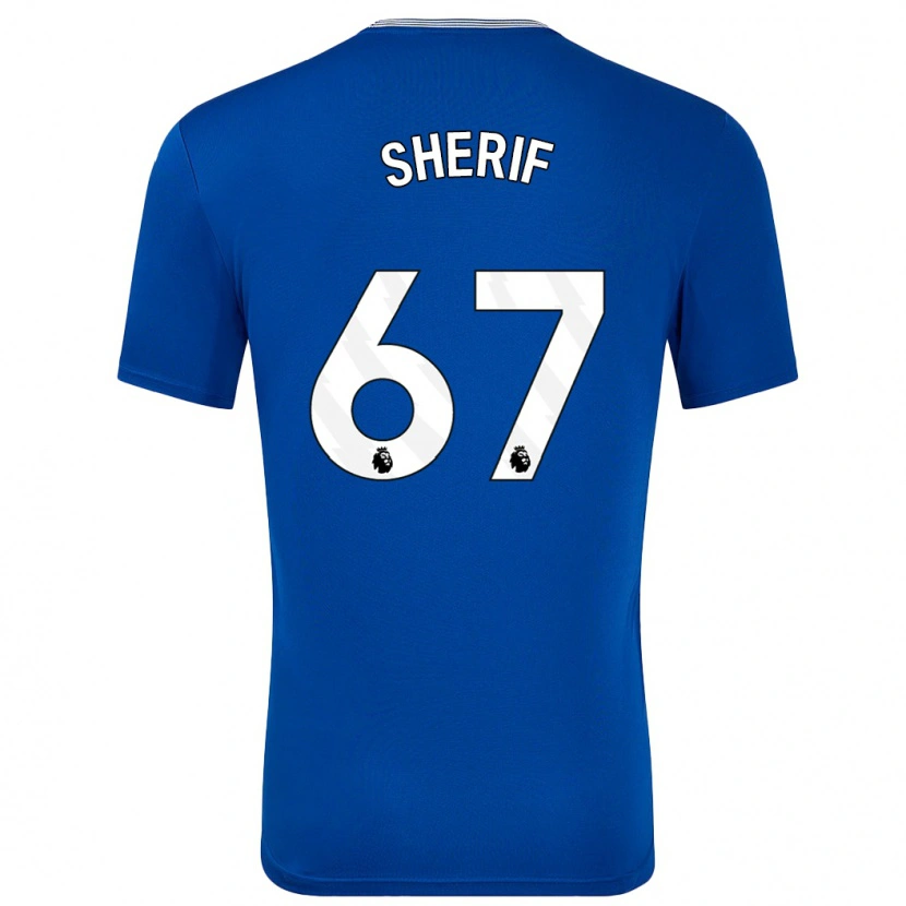 Danxen Niño Camiseta Martin Sherif #67 Azul Con 1ª Equipación 2024/25 La Camisa