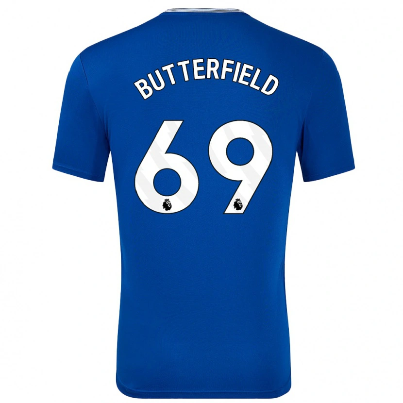 Danxen Niño Camiseta Luke Butterfield #69 Azul Con 1ª Equipación 2024/25 La Camisa