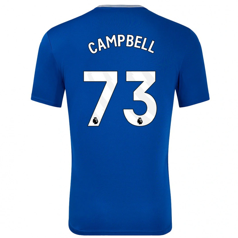 Danxen Niño Camiseta Elijah Campbell #73 Azul Con 1ª Equipación 2024/25 La Camisa