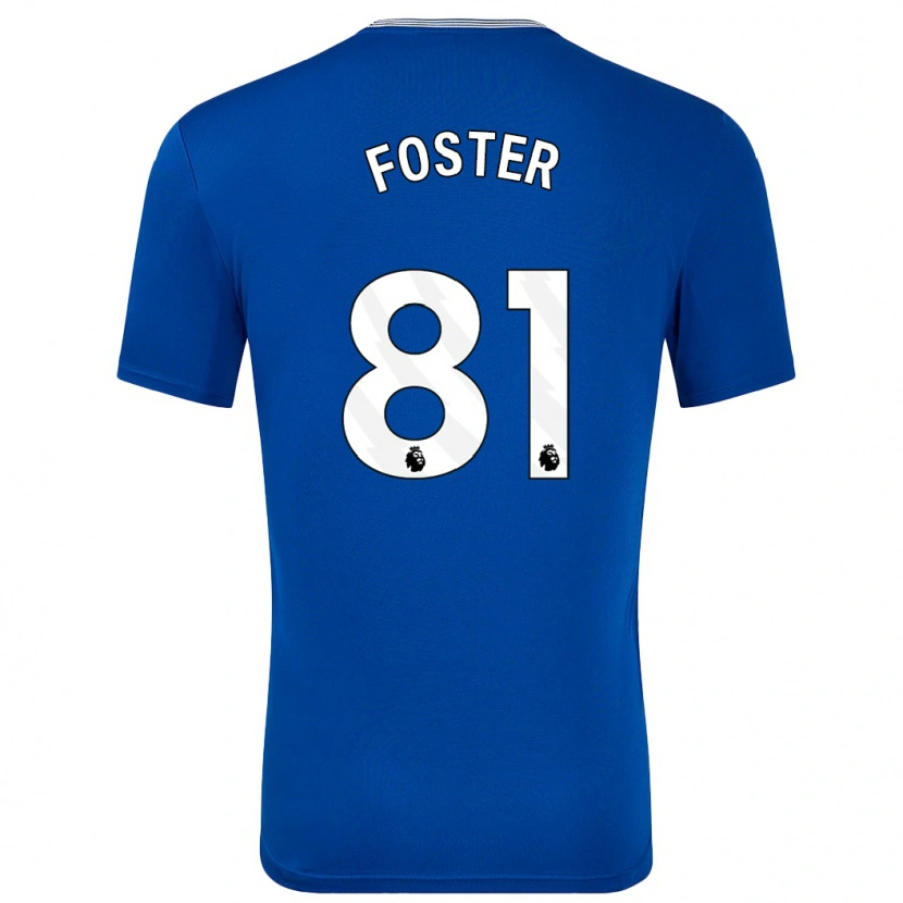 Danxen Niño Camiseta Harvey Foster #81 Azul Con 1ª Equipación 2024/25 La Camisa