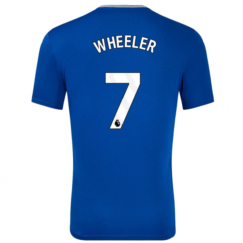 Danxen Niño Camiseta Clare Wheeler #7 Azul Con 1ª Equipación 2024/25 La Camisa