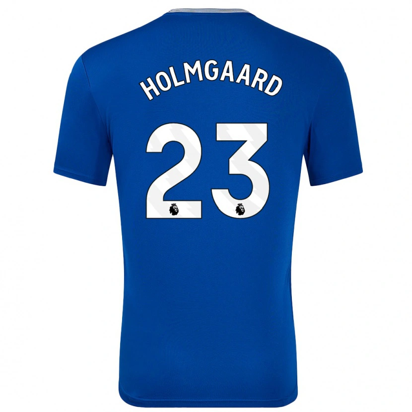 Danxen Niño Camiseta Sara Holmgaard #23 Azul Con 1ª Equipación 2024/25 La Camisa