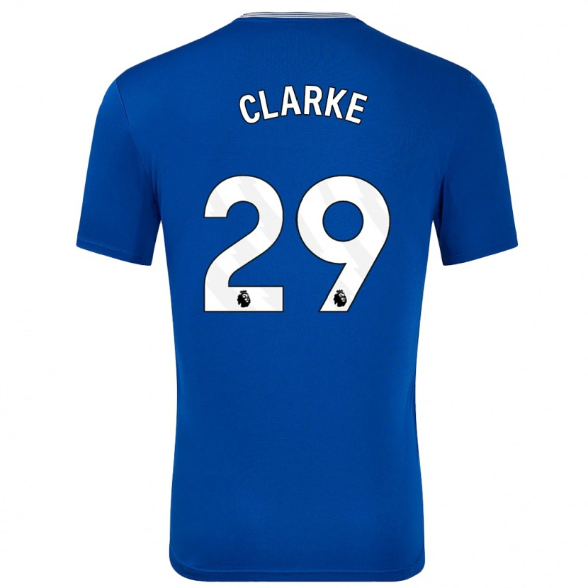 Danxen Niño Camiseta Abbey Clarke #29 Azul Con 1ª Equipación 2024/25 La Camisa